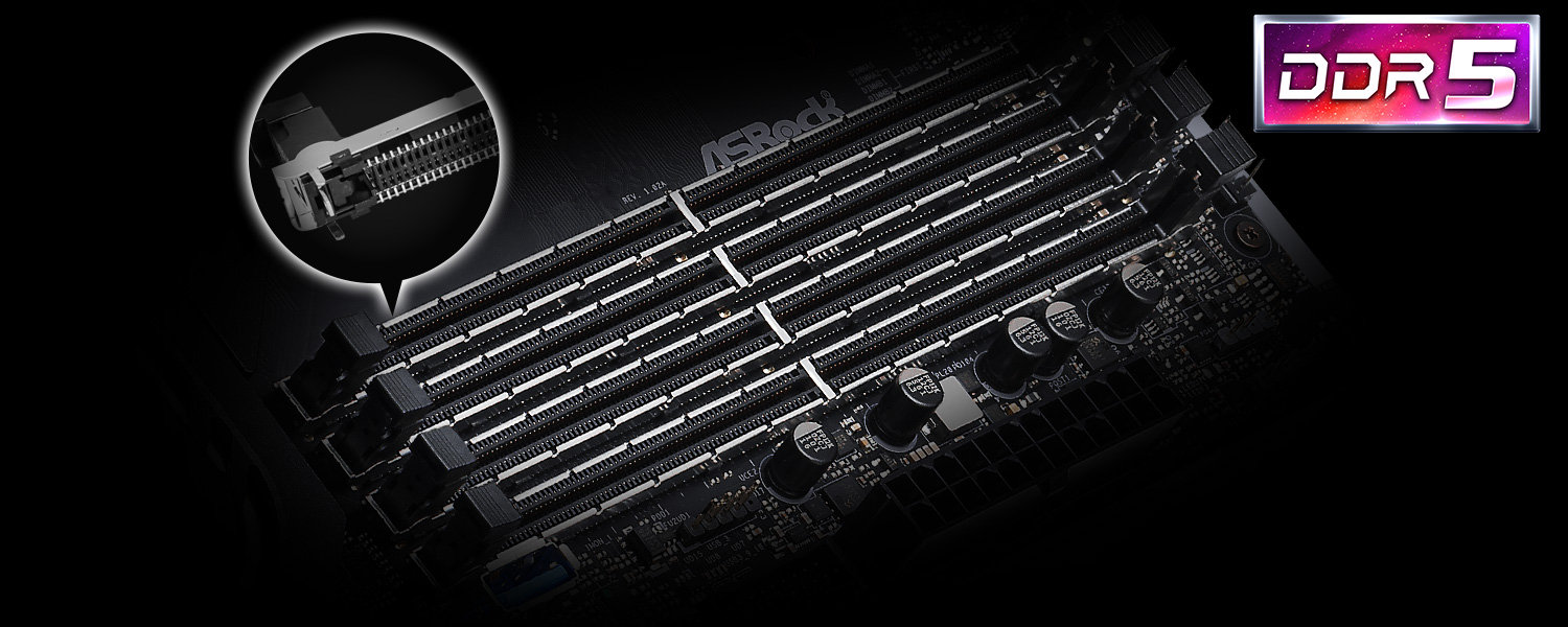 DDR5 Memory Reinforced DIMM Slot